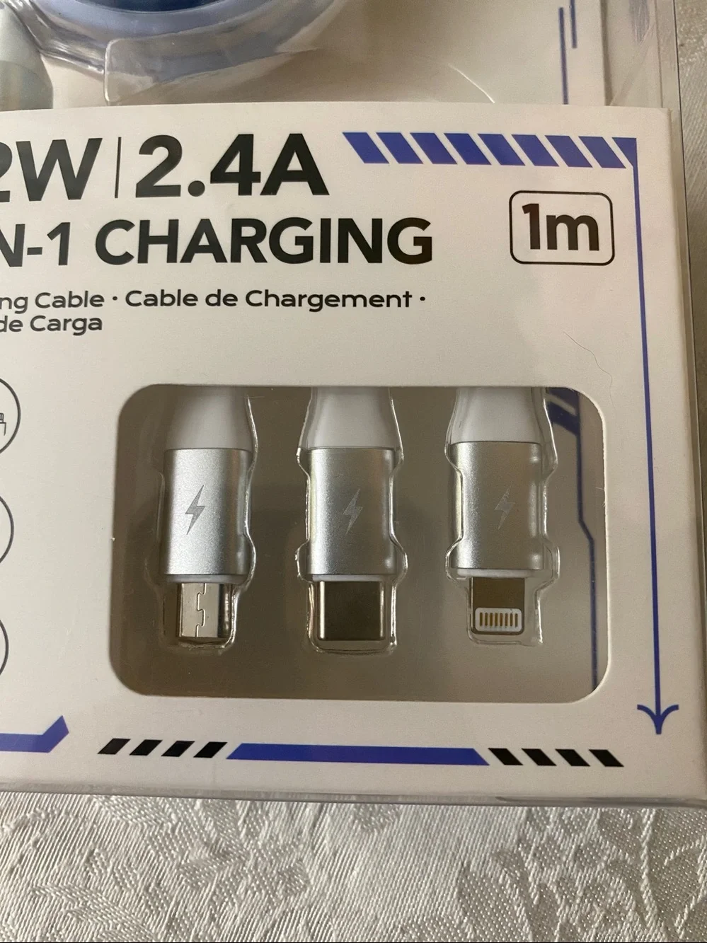 Charging cable 3 in 1